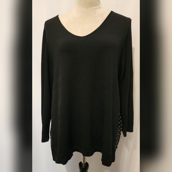 Lane Bryant long sleeve blouse top - Picture 2 of 8